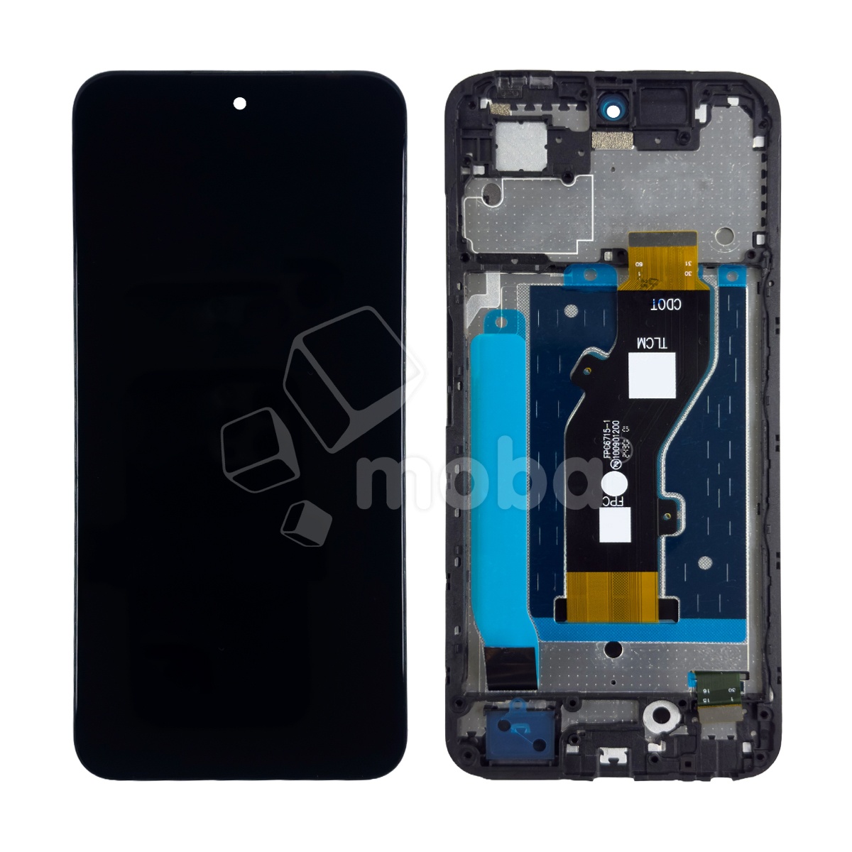 Дисплей для Infinix Hot 50i (X6531) модуль с рамкой Черный - OR (HD+, 300 Кд/м², 120 Гц)