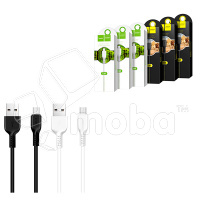 Кабель USB - MicroUSB Hoco X20 (2A, 2 м) Черный купить по цене производителя Санкт-Петербург | Moba