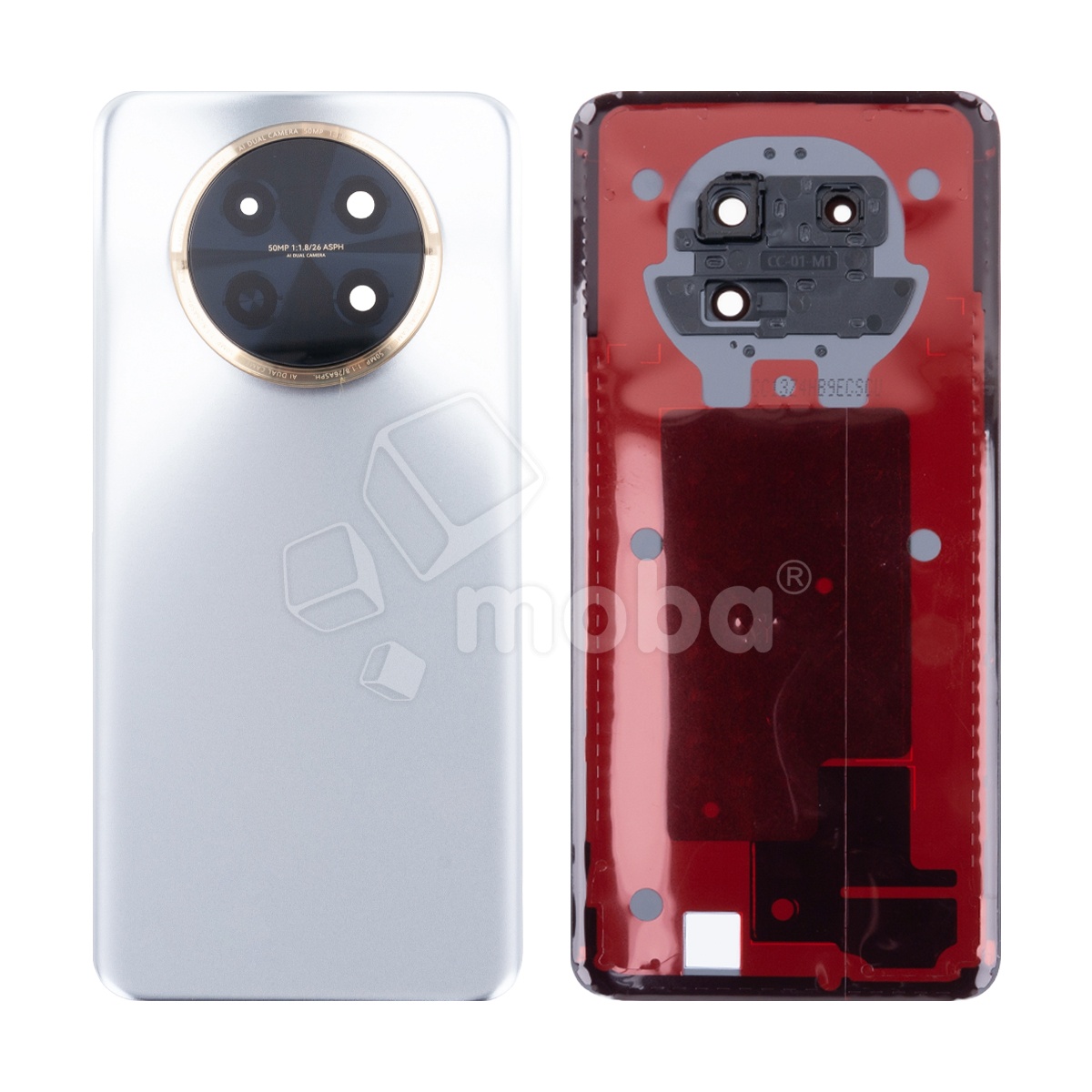 Задняя крышка для Huawei Nova Y91 (STG-LX1) Серебро