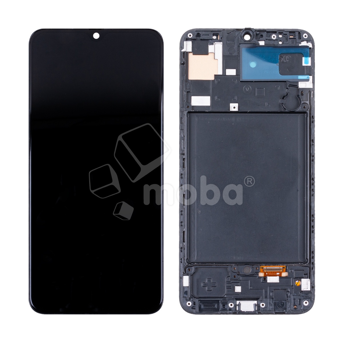 Дисплей для Samsung Galaxy A50 (A505F) модуль с рамкой Черный - (In-Cell)