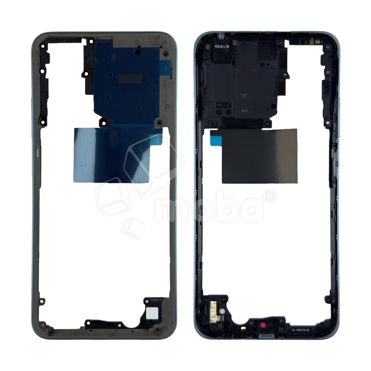 Средняя часть для Xiaomi Redmi Note 12S (23030RAC7Y/2303CRA44A) Голубой