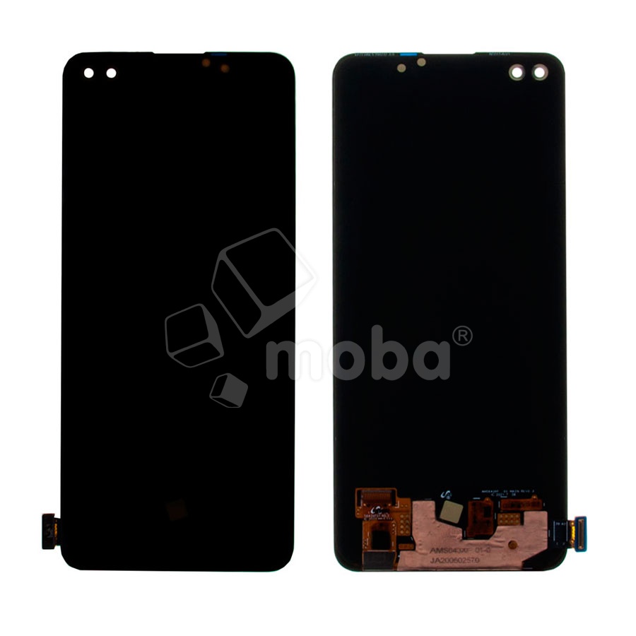 Дисплей для OPPO Reno 4 Lite (CPH2125) в сборе с тачскрином Черный - (OLED) (Full HD, 450 Кд/м²)