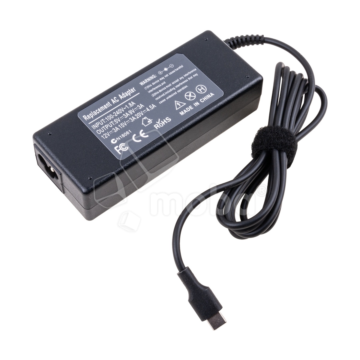 Блок питания (сетевой адаптер) для ноутбука 20V, 4,5A, 90W (Type-C) - Стандарт (без сетевого кабеля)