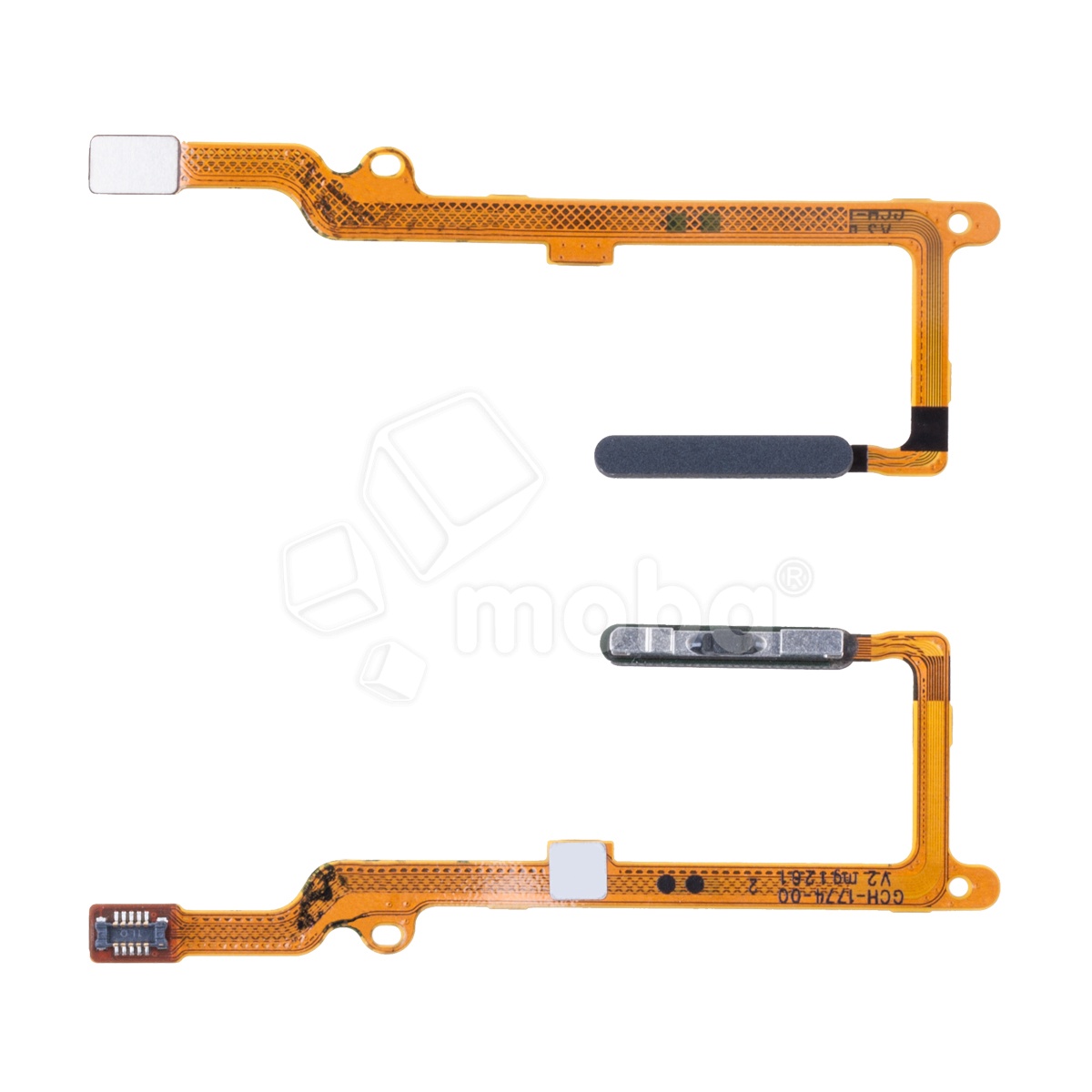 Шлейф для Huawei Nova 9 SE/Y90/Honor X8 4G (JLN-LX1/CTR-LX1/TFY-LX1) сканер отпечатка пальцев Черный