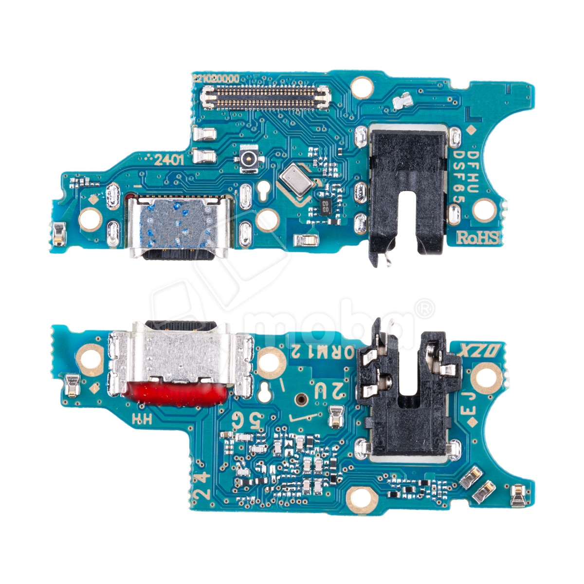 Шлейф для Realme 12 5G/13 5G (RMX3999/RMX3951) плата системный разъем/разъем гарнитуры/микрофон