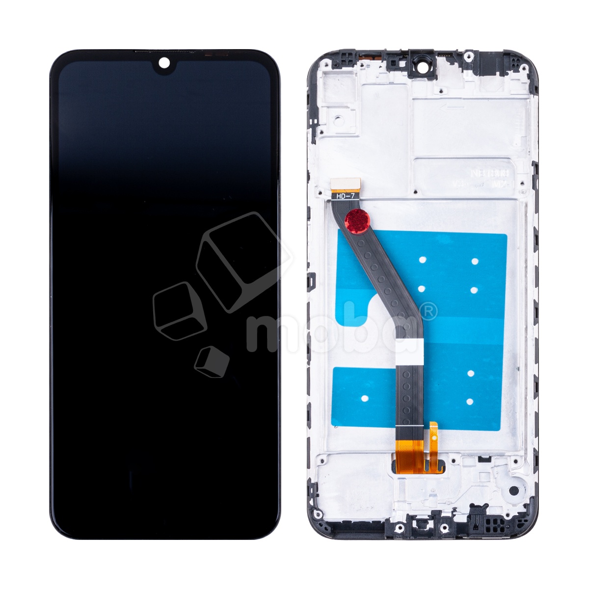 Дисплей для Huawei Honor 8A/8A Pro (JAT-LX1/JAT-L41) модуль с рамкой Черный - OR (HD+, 300 Кд/м², 60 Гц)