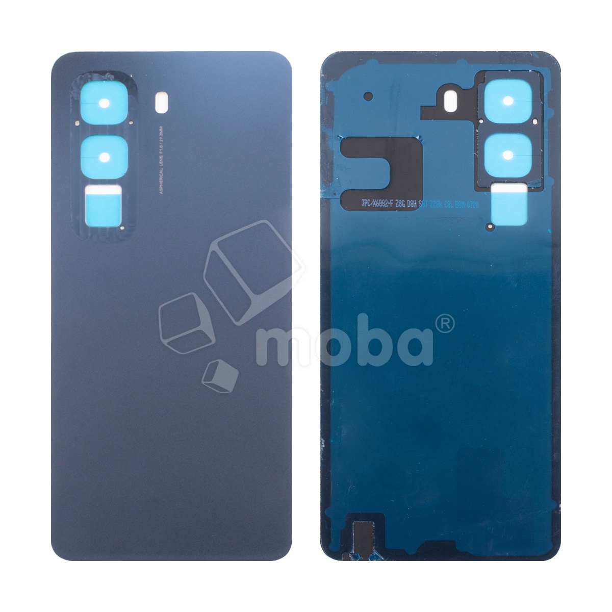 Задняя крышка для Infinix Hot 50 Pro (X6881) Черный - Премиум
