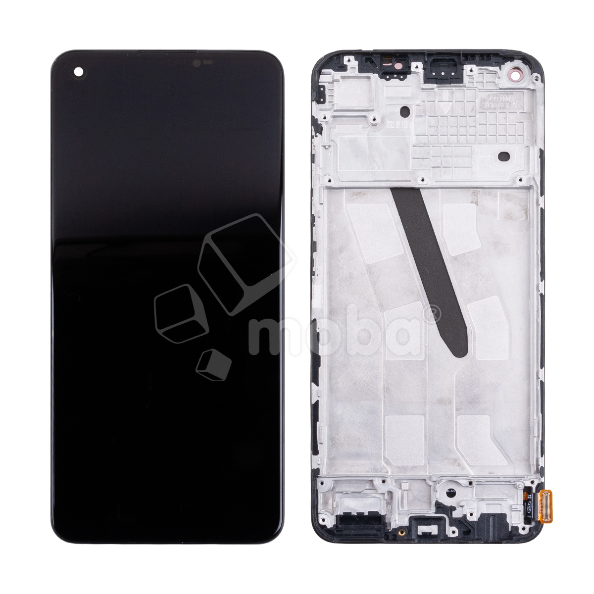 Дисплей для Realme 10 4G (RMX3630) модуль с рамкой Черный - (OLED) (Full HD, 450 Кд/м²)