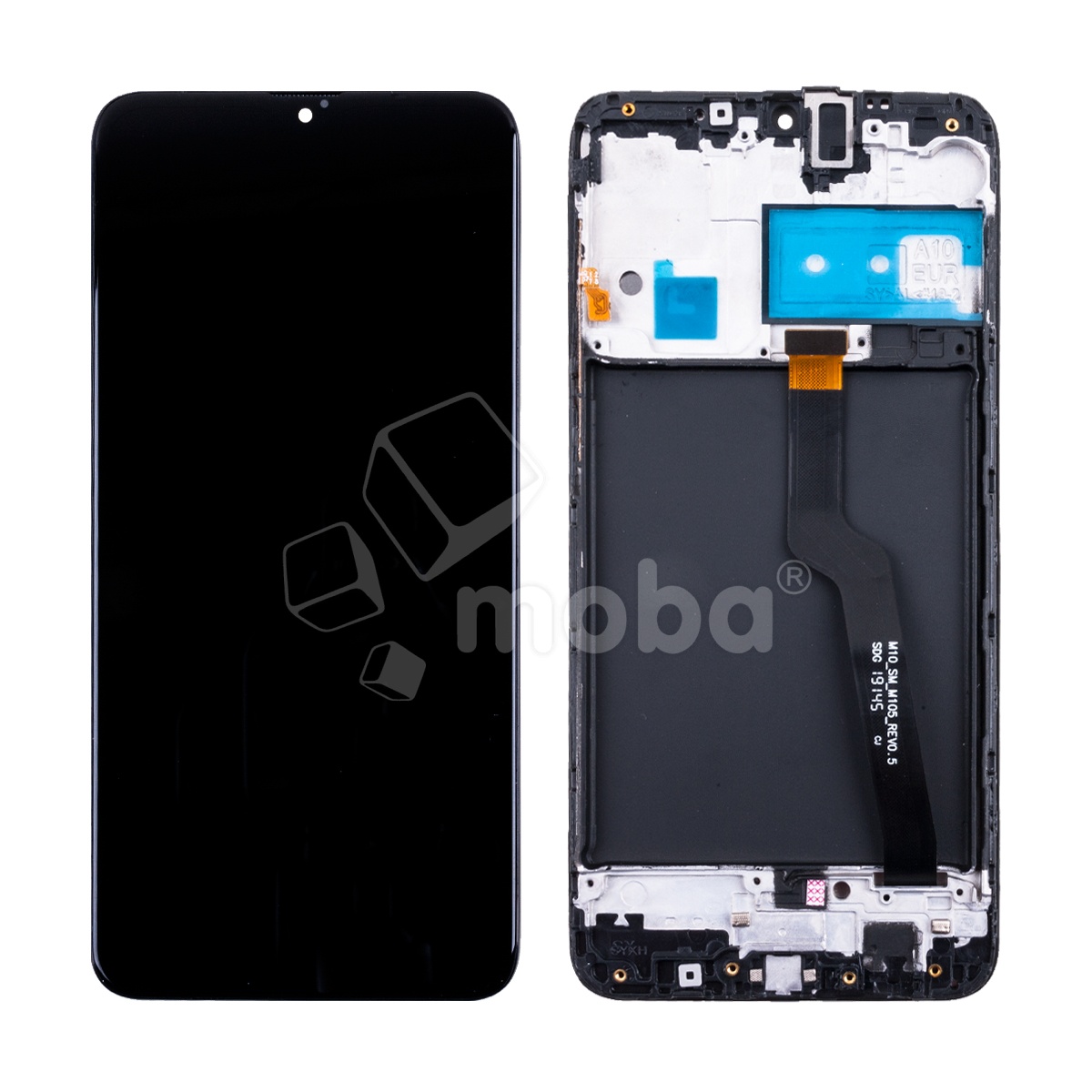 Дисплей для Samsung Galaxy A10 (A105F) модуль c рамкой Черный - OR Ref. (SP)
