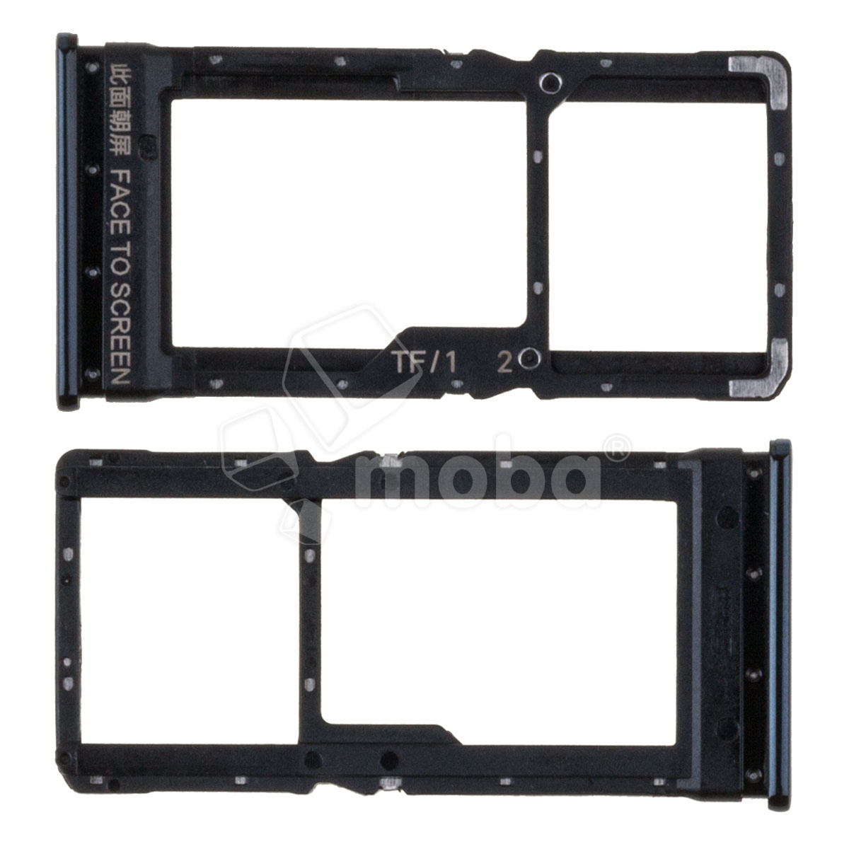 Держатель SIM для Xiaomi Poco X3 NFC/X3 Pro (M2007J20CG/M2102J20SG) Черный