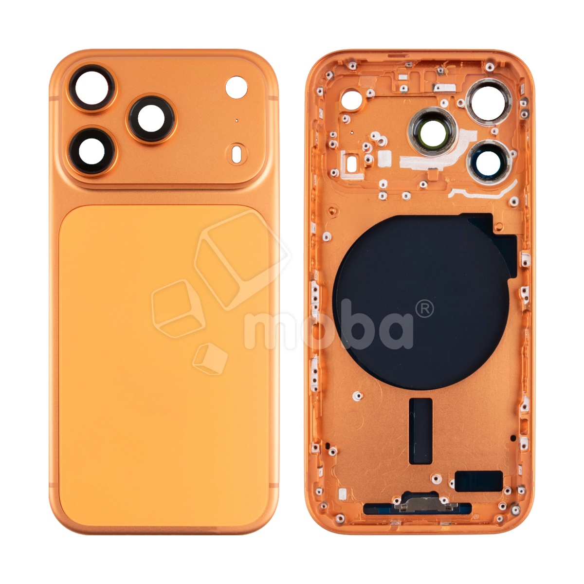 Корпус для iPhone 17 Pro (A3523) (1 Sim) Оранжевый - Премиум