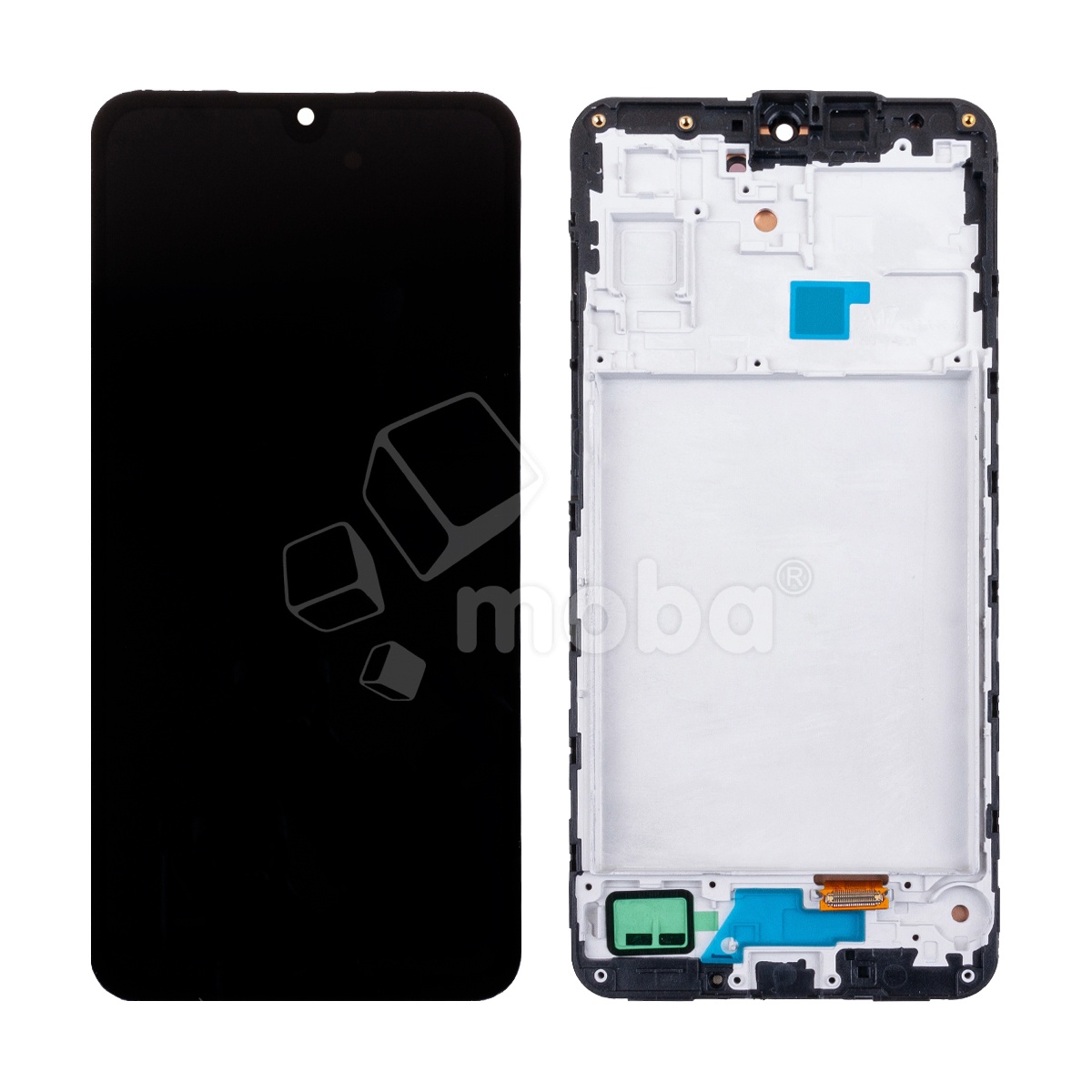 Дисплей для Samsung Galaxy A17 4G (A175F) модуль с рамкой Черный - (OLED) (Full Size) (Full HD, 450 Кд/м²)