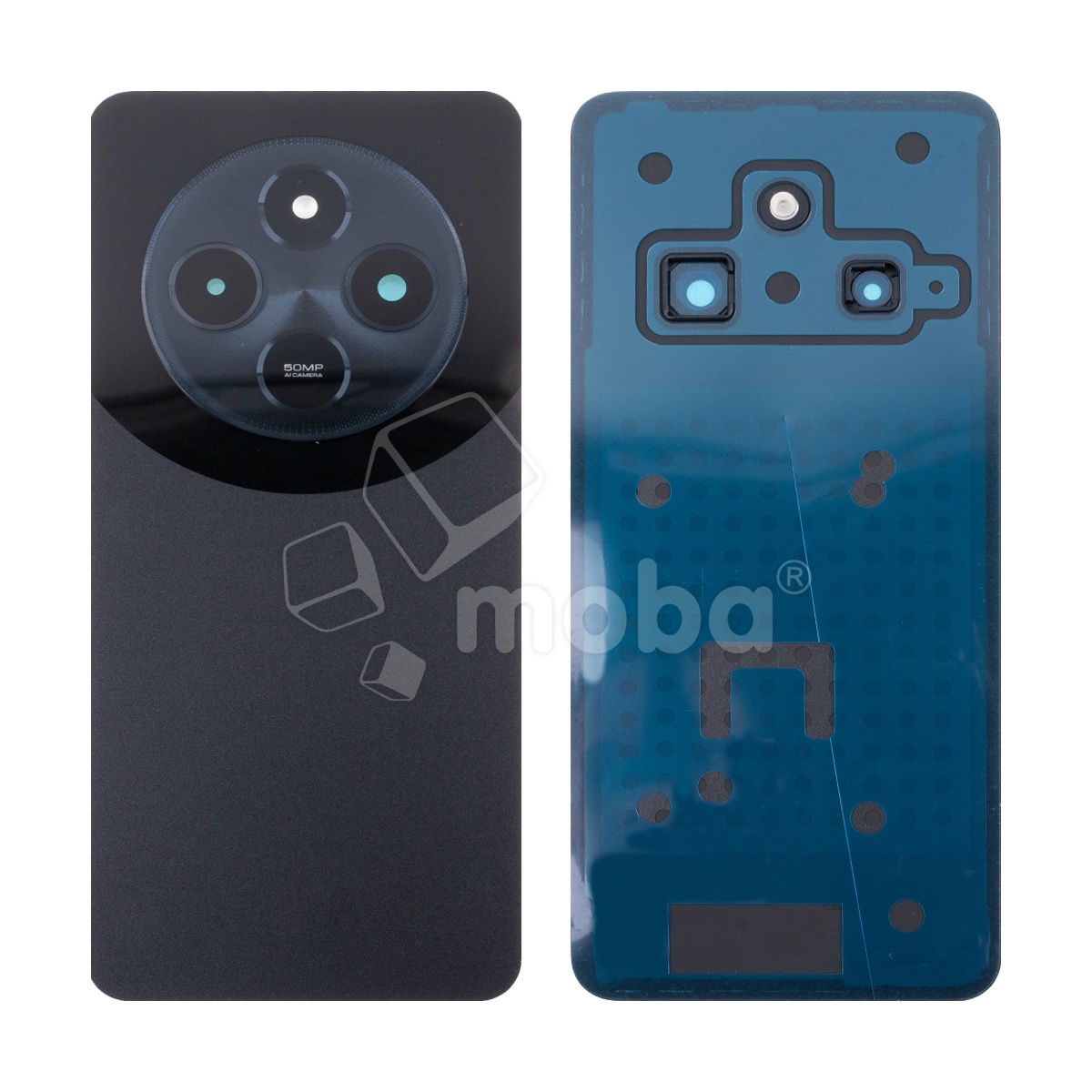 Задняя крышка для Xiaomi Poco C75 (2410FPCC5G) Черный - Премиум