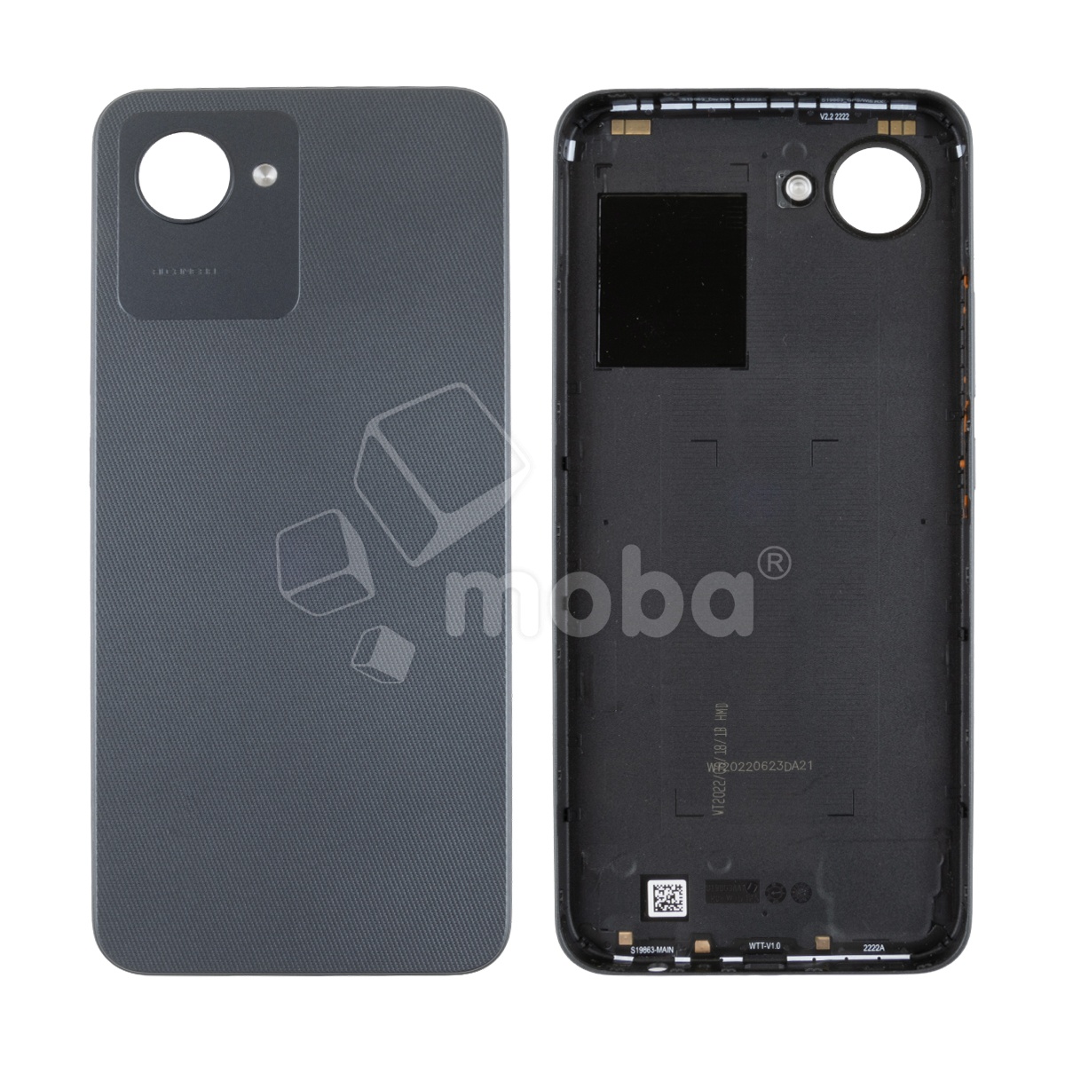 Задняя крышка для Realme C30 (RMX3581/RMX3623) Черный