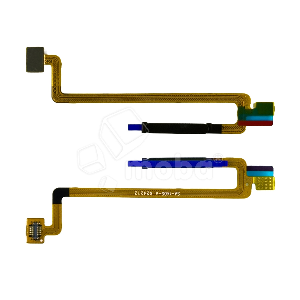 Шлейф для Xiaomi Poco M6 4G/Redmi 13 4G (2404APC5FG/24040RN64Y/2404ARN45A) сканер отпечатка пальцев Черный