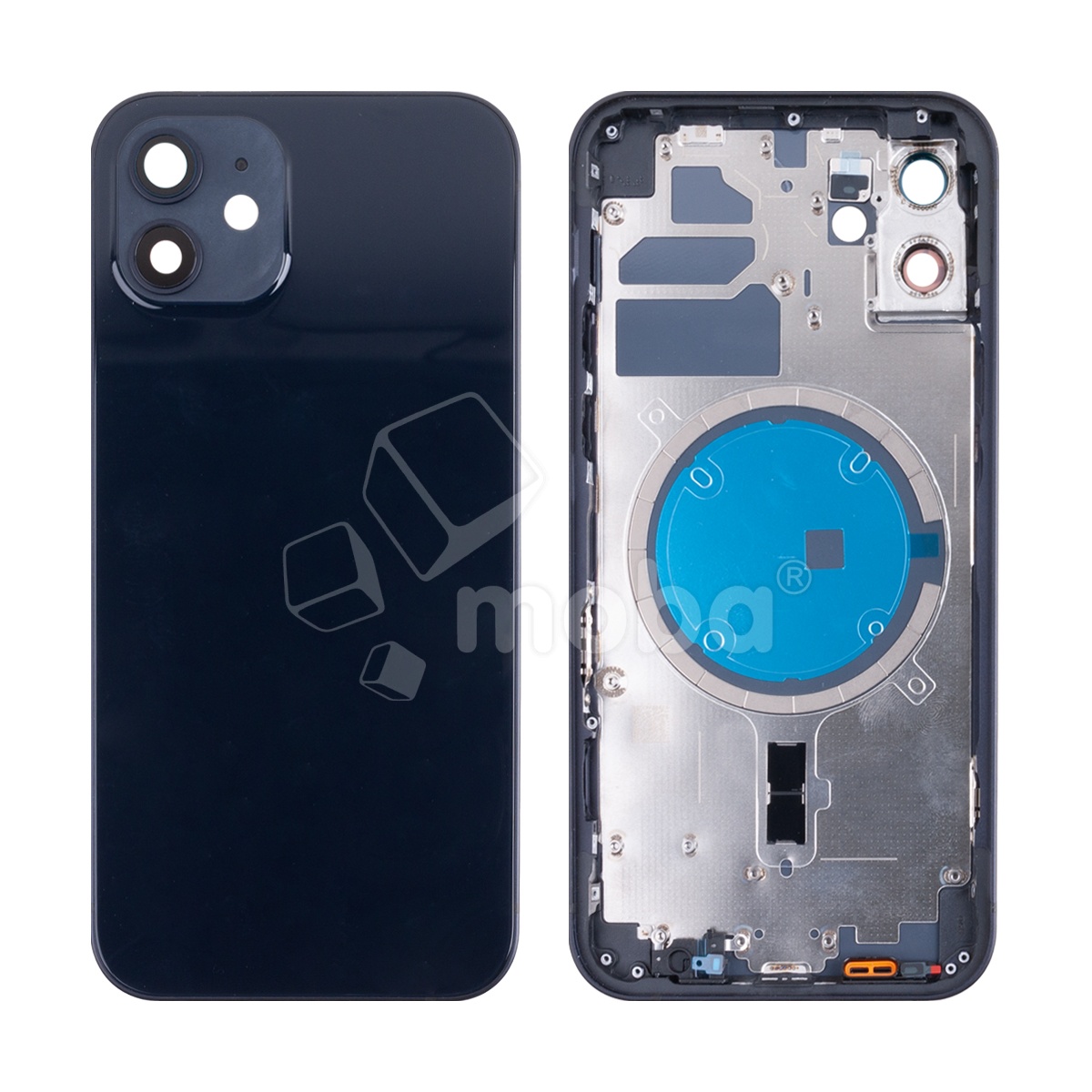 Корпус для iPhone 12 (A2403) (1 Sim) Черный - Премиум