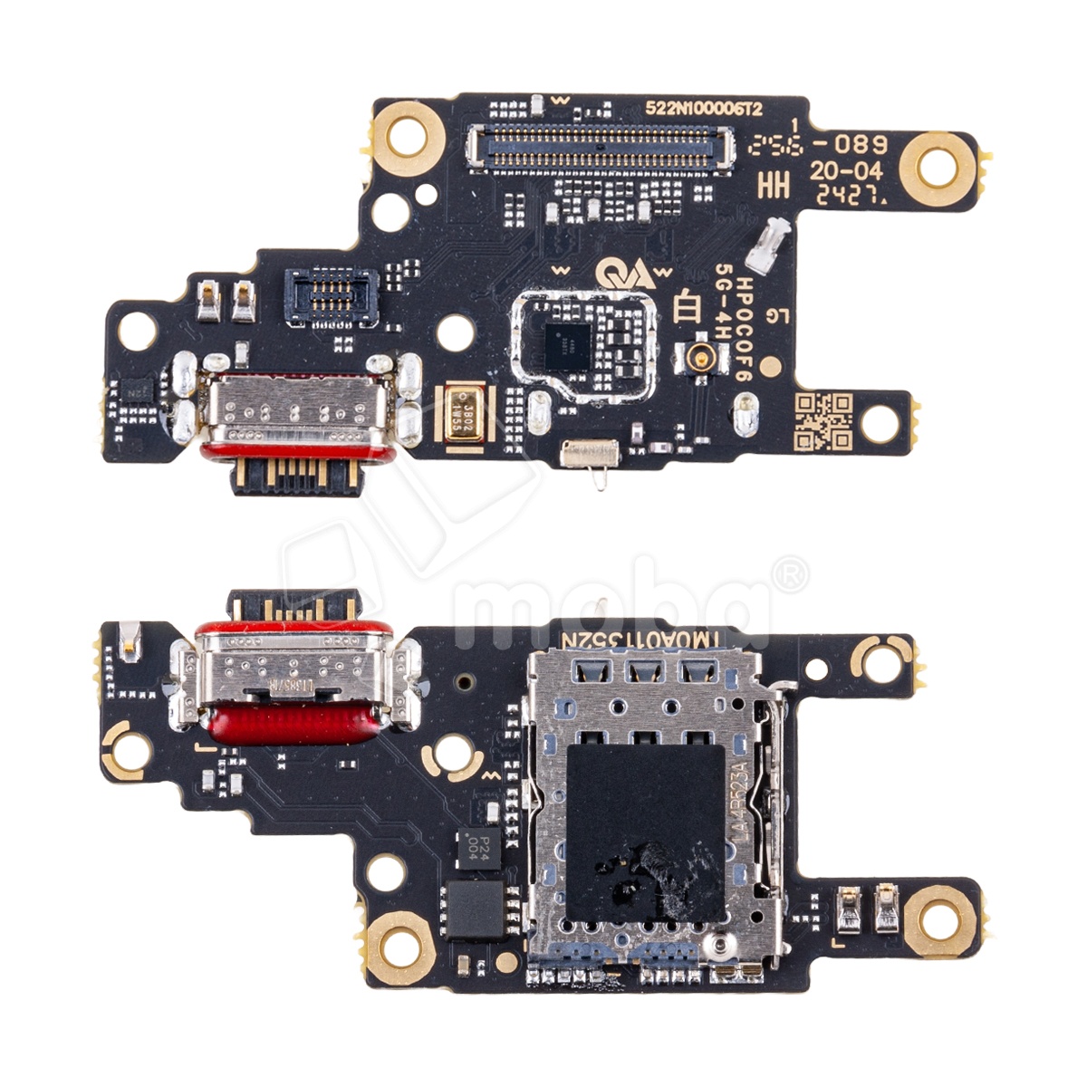 Шлейф для Xiaomi Poco F6 (24069PC21G) плата системный разъем/разъем SIM/микрофон
