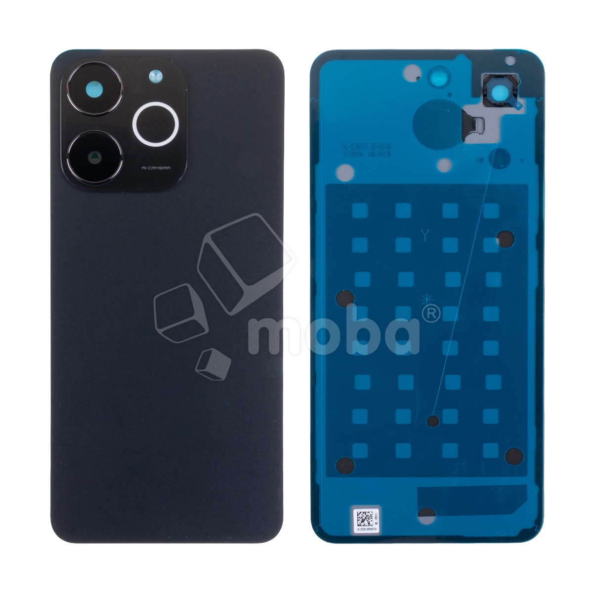 Задняя крышка для Realme Note 70 (RMX5313) Черный - Премиум