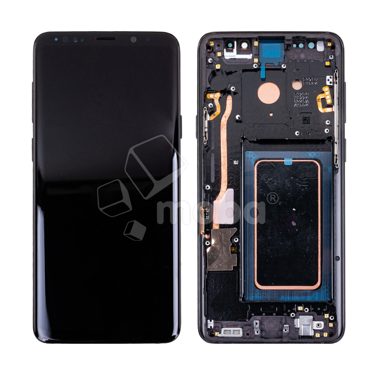 Дисплей для Samsung Galaxy S9+ (G965F) модуль с рамкой Черный - (OLED) (Full HD, 500 Кд/м²)