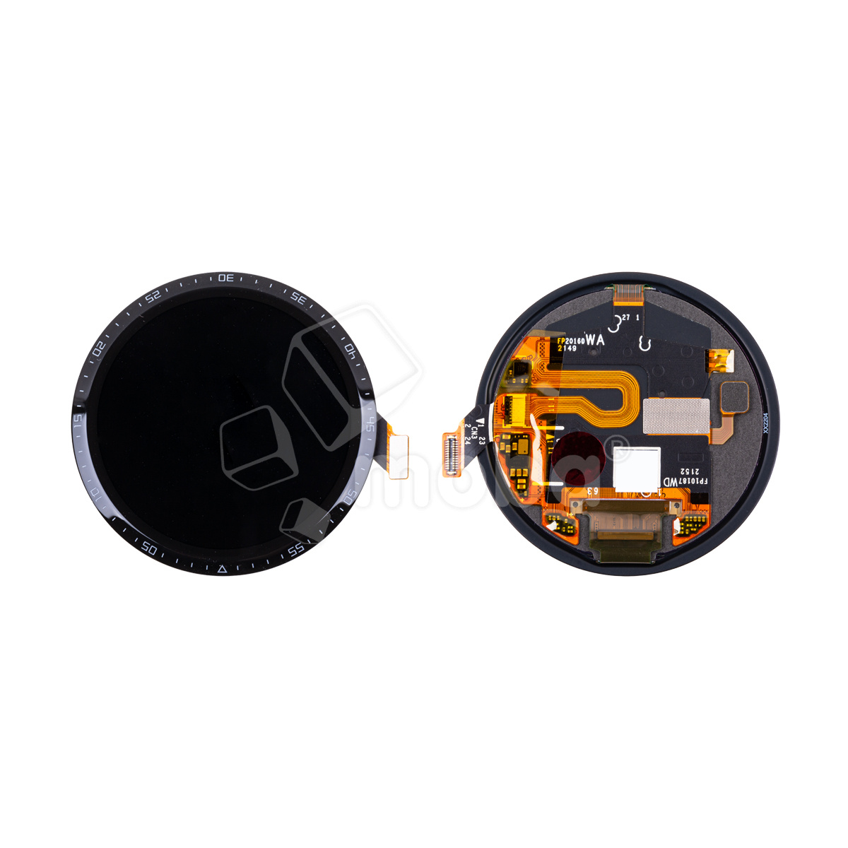 Дисплей для Huawei Watch GT 3 (46 мм) в сборе с тачскрином Черный - OR