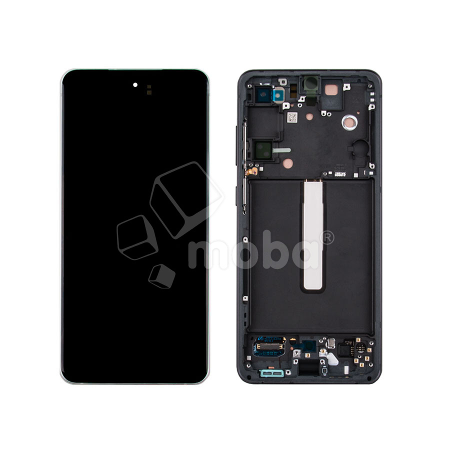 Дисплей для Samsung Galaxy S21 FE (G990B) модуль с рамкой Серый - OR (SP)