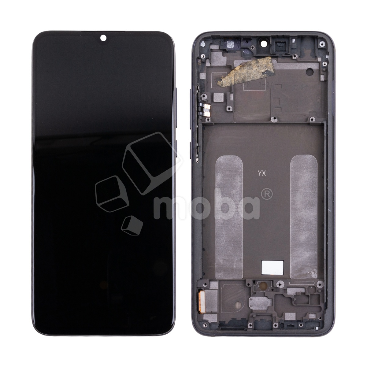 Дисплей для Xiaomi Mi 9 Lite (M1904F3BG) модуль с рамкой Черный - OR