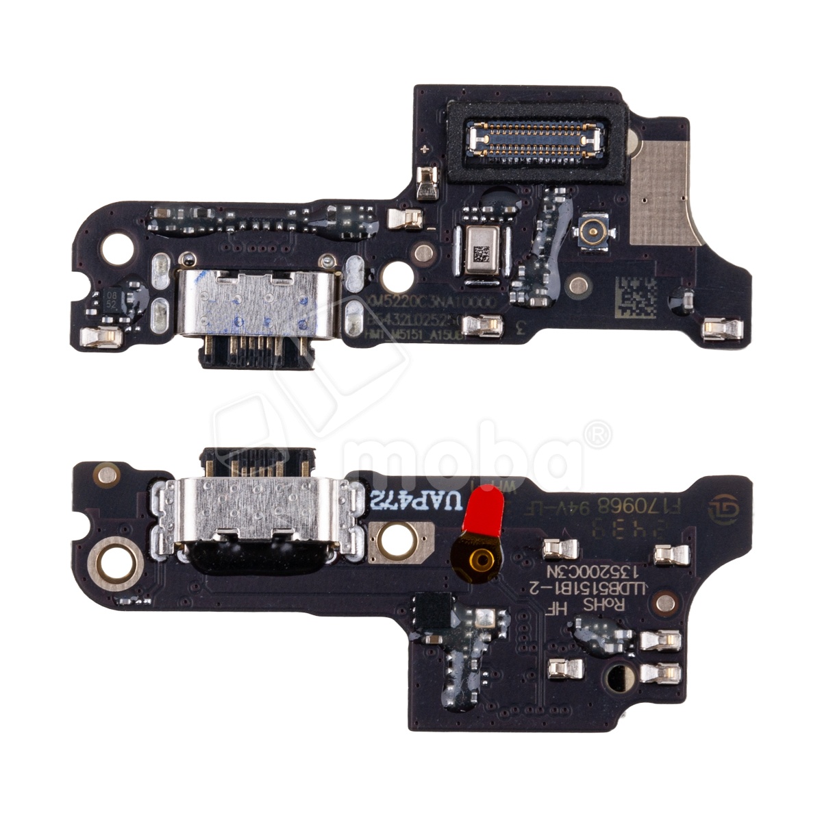 Шлейф для Xiaomi Redmi 14C/Poco C75 (2411DRN47C/2409BRN2CY/2409BRN2CA/2409BRN2CG/2410FPCC5G) плата на системный разъем/микрофон
