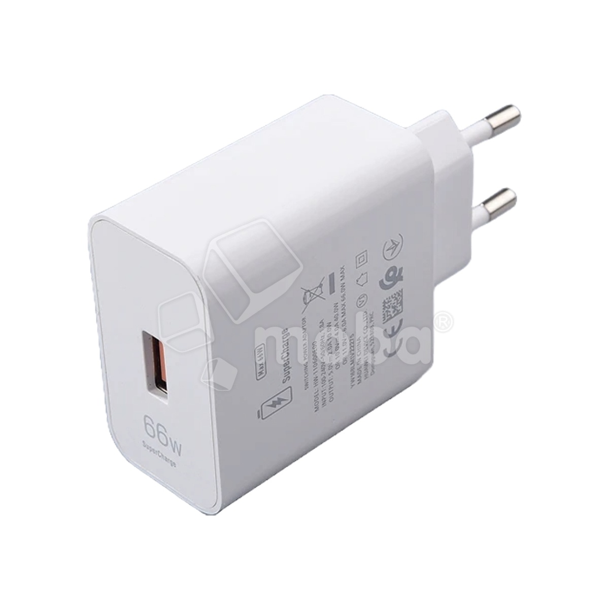 Сетевое зарядное устройство USB для Huawei SuperCharger (66W, QC3.0, кабель Type-C) Белый