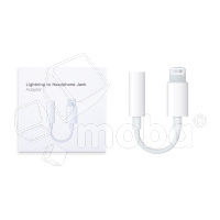 Адаптер Lightning - "3,5 мм" Jack (10.5 см, для iPhone) Белый - OR