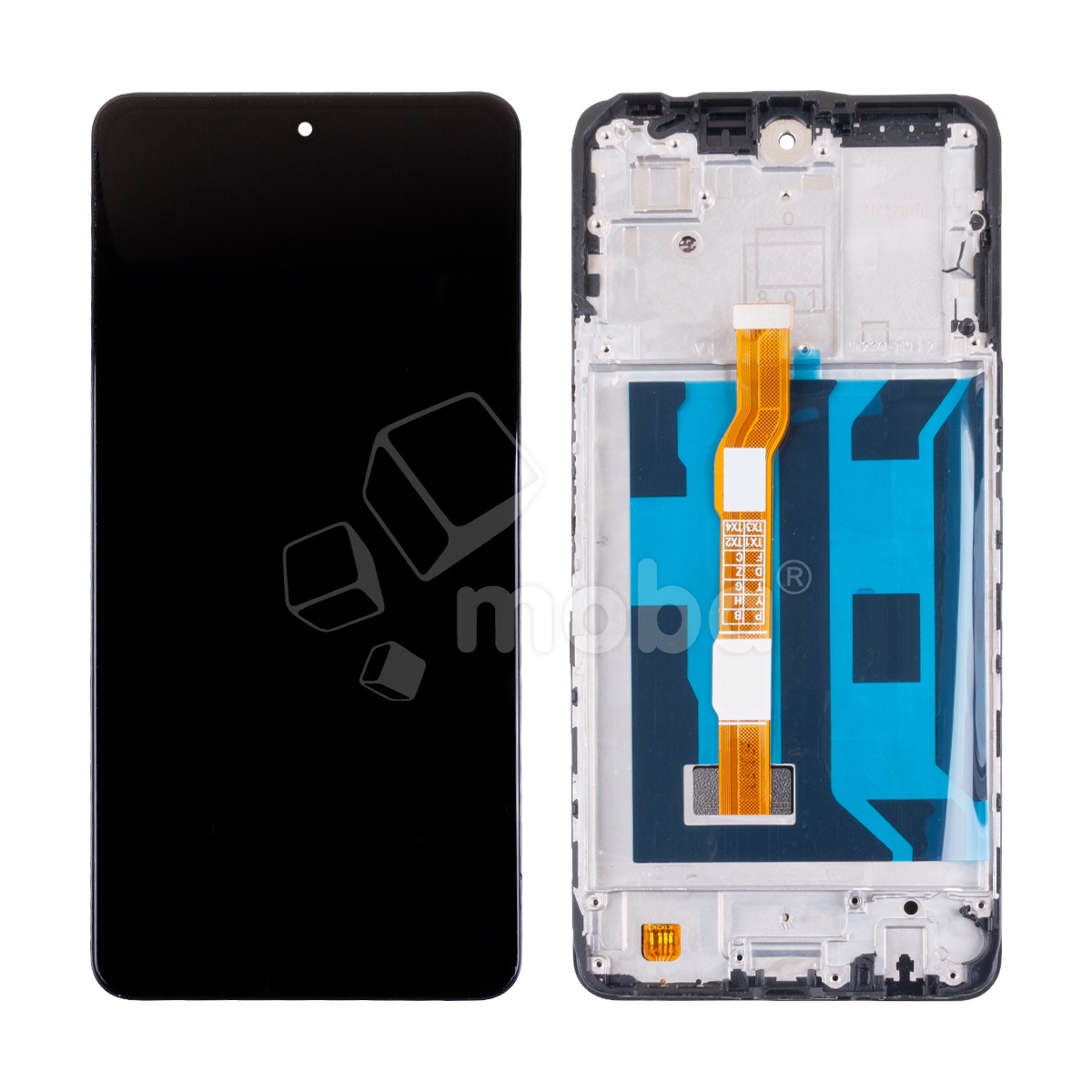 Дисплей для Vivo Y36 4G/5G (V2247) модуль с рамкой Черный - OR (Full HD, 300 Кд/м², 90 Гц)