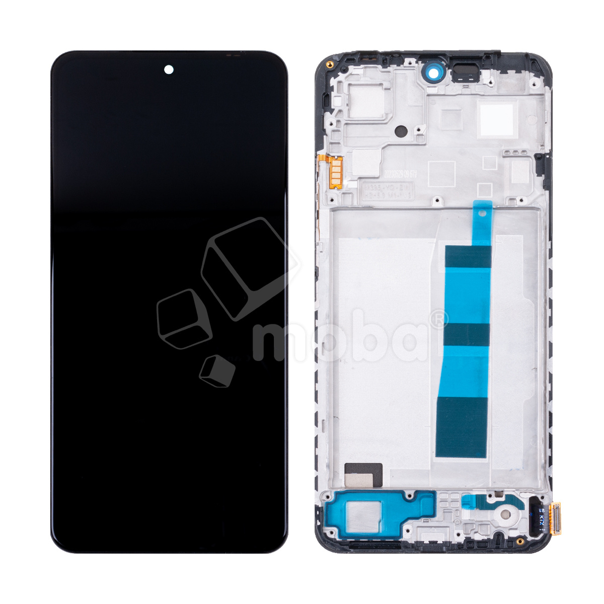 Дисплей для Xiaomi Redmi Note 12 4G (23021RAA2Y/23021RAAEG/23027RAD4I/23028RA60L) модуль с рамкой Черный - (OLED) (Full HD, 450 Кд/м²)