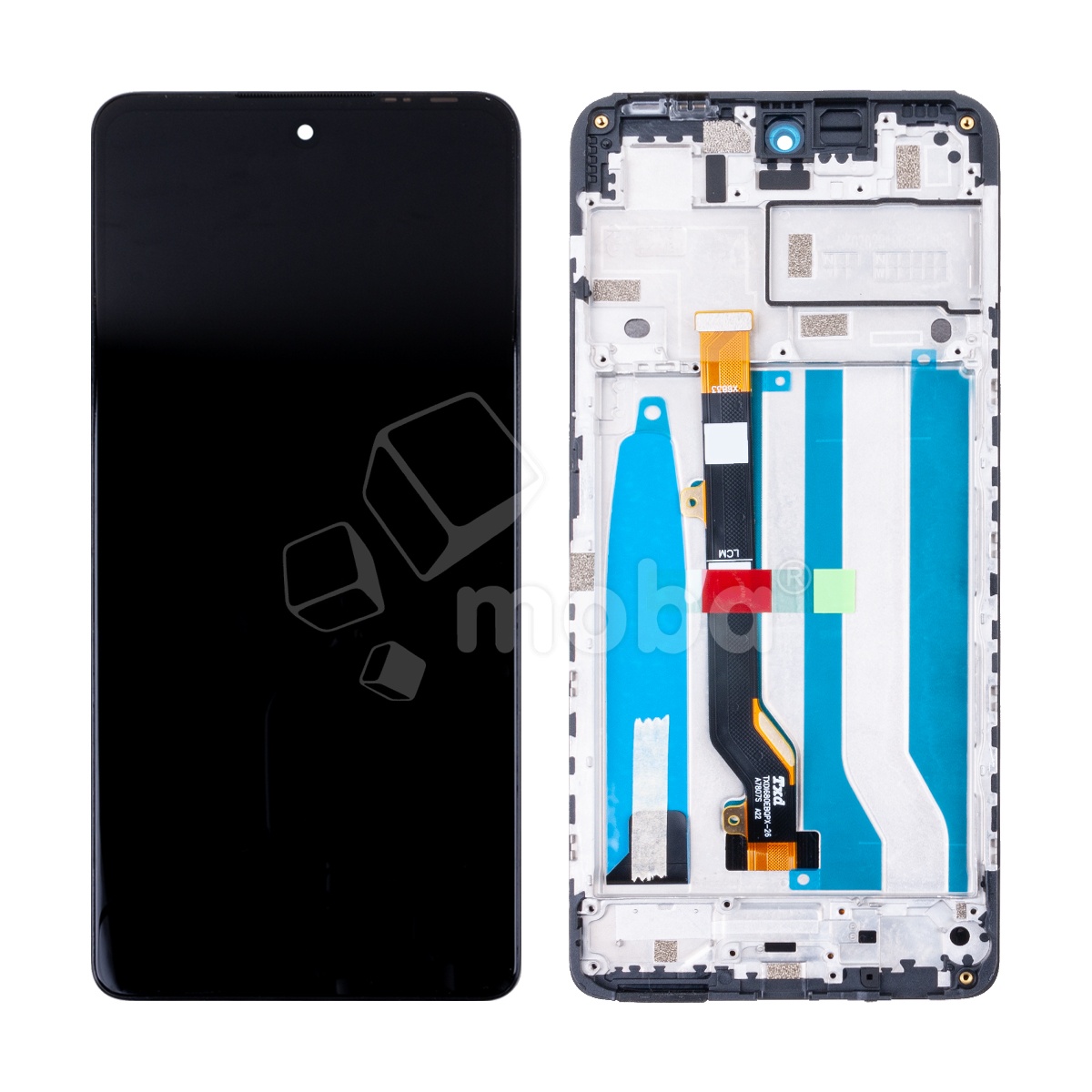 Дисплей для Tecno Spark 10 Pro (KI7) модуль с рамкой Черный - OR (Full HD, 300 Кд/м², 90 Гц)
