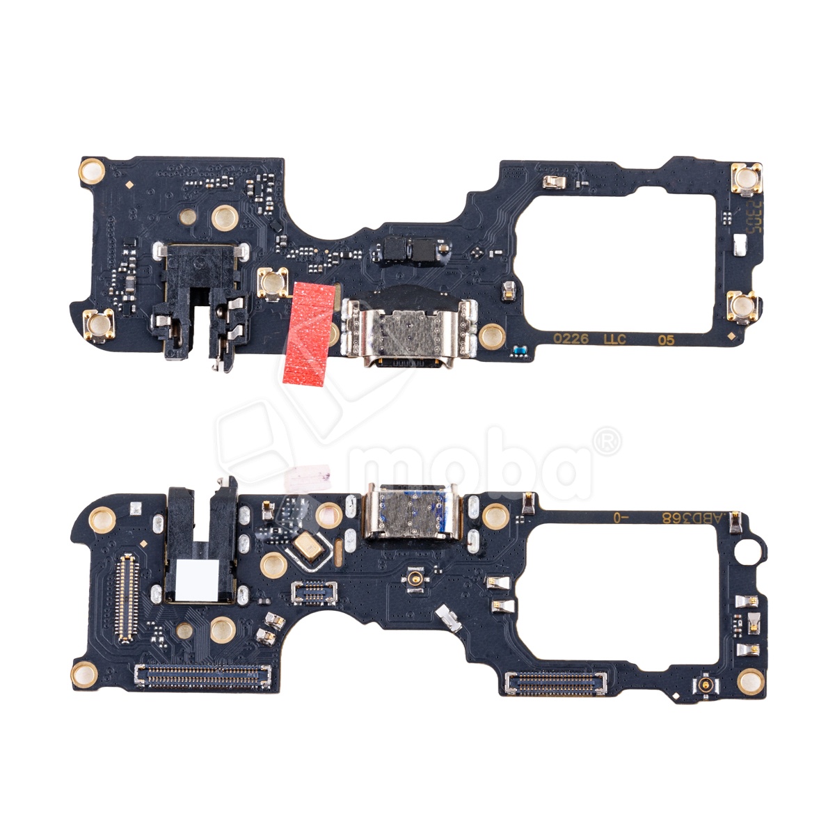 Шлейф для Realme GT Master Edition (RMX3363) плата системный разъем/разъем гарнитуры/микрофон - Премиум