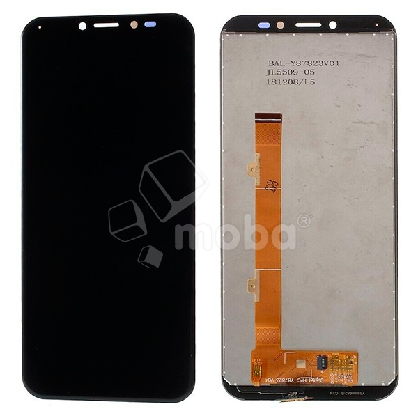 Дисплей для Alcatel 1S (OT-5024D) в сборе с тачскрином Черный - Оптима
