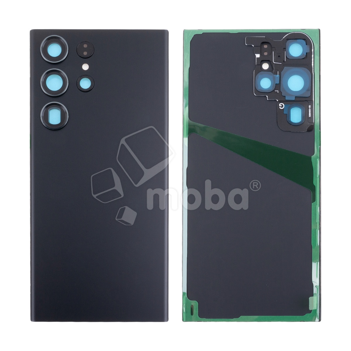 Задняя крышка для Samsung Galaxy S23 Ultra (S918B) Черный - OR