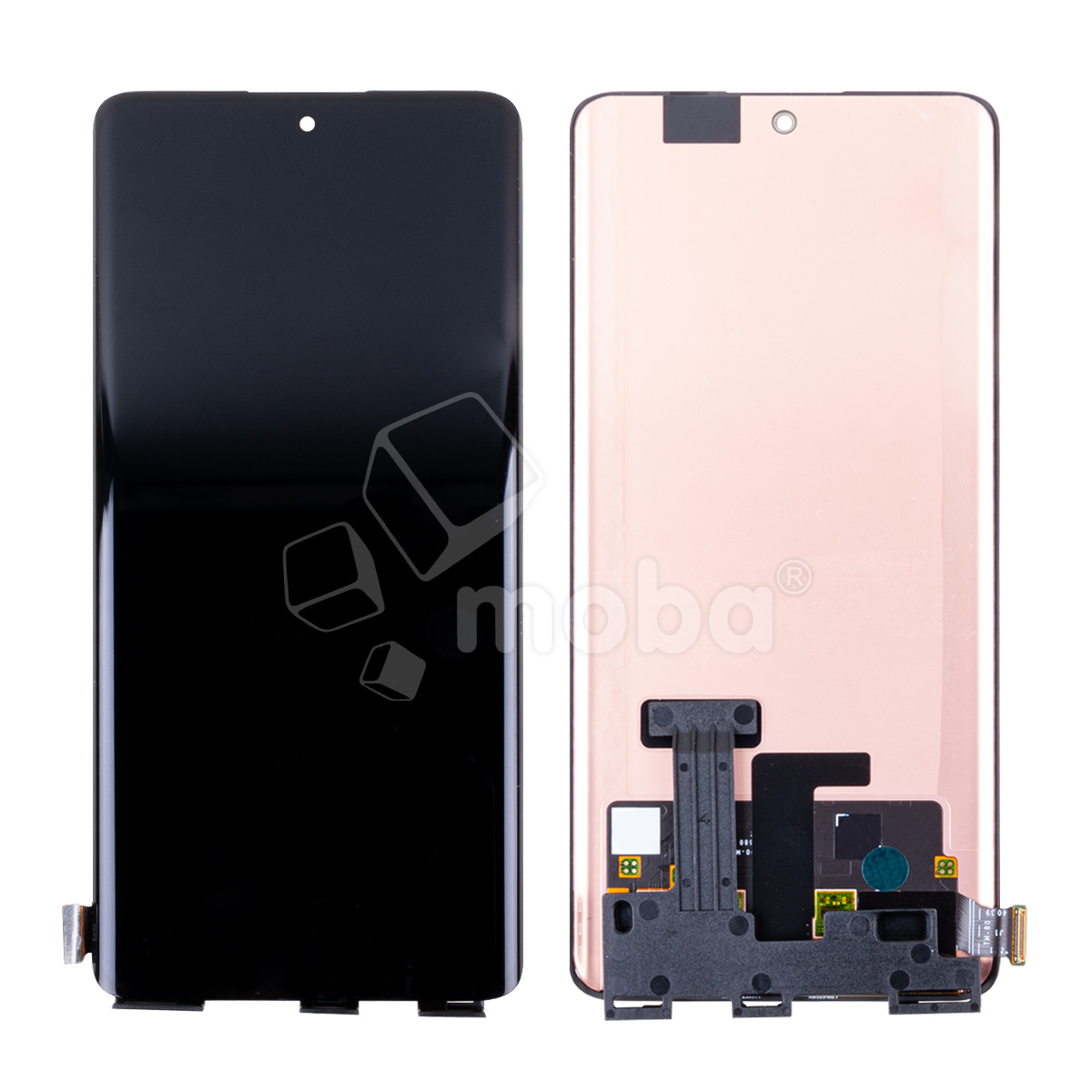 Дисплей для Realme 12 Pro+ 5G (RMX3840/RMX3841) в сборе с тачскрином Черный - (OLED) (Full HD, 450 Кд/м²)
