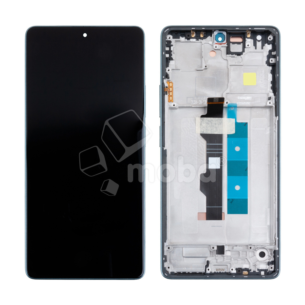 Дисплей для Xiaomi Redmi Note 13 Pro 4G (23117RA68G) модуль с рамкой Зеленый - OR (SP)
