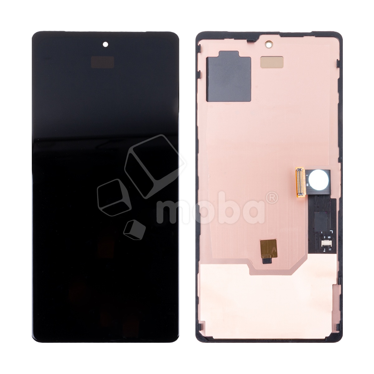 Дисплей для Google Pixel 7 (GVU6C) в сборе с тачскрином Черный - (OLED) (Full HD, 450 Кд/м²)
