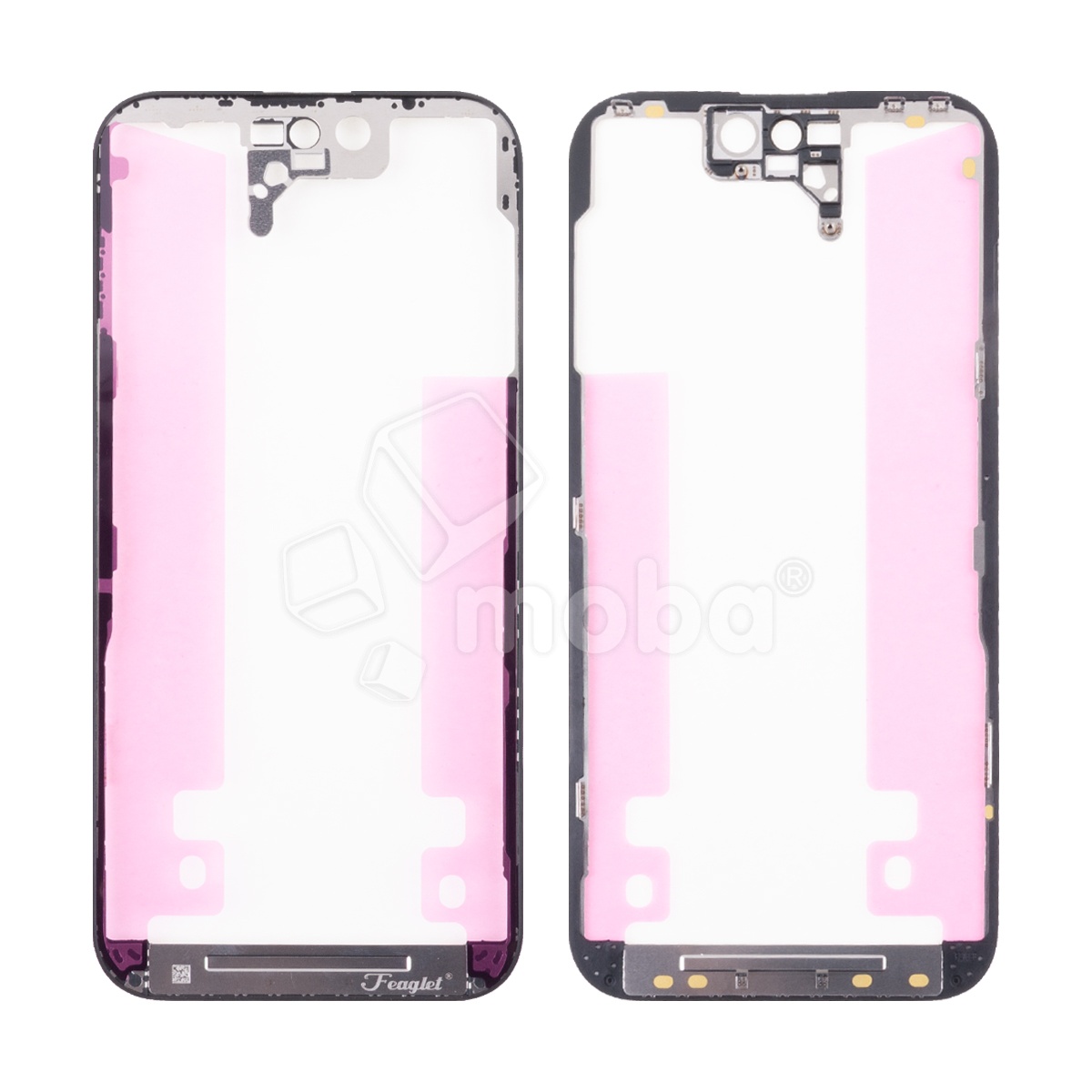 Рамка дисплея для iPhone 14 Pro (A2891) Черный - OR (Feaglet)