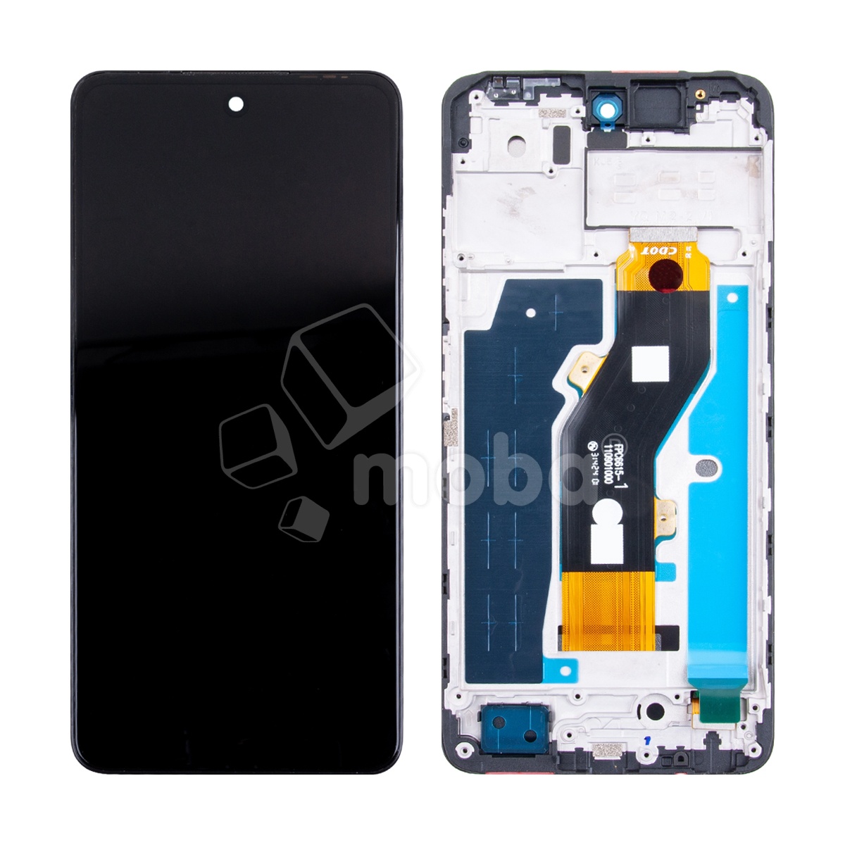 Дисплей для Tecno Spark 20 (KJ5) модуль с рамкой Черный - OR (HD+, 300 Кд/м², 90 Гц)