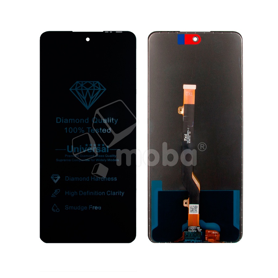 Дисплей для Tecno Pova 2 (LE7n) в сборе с тачскрином Черный - Оптима