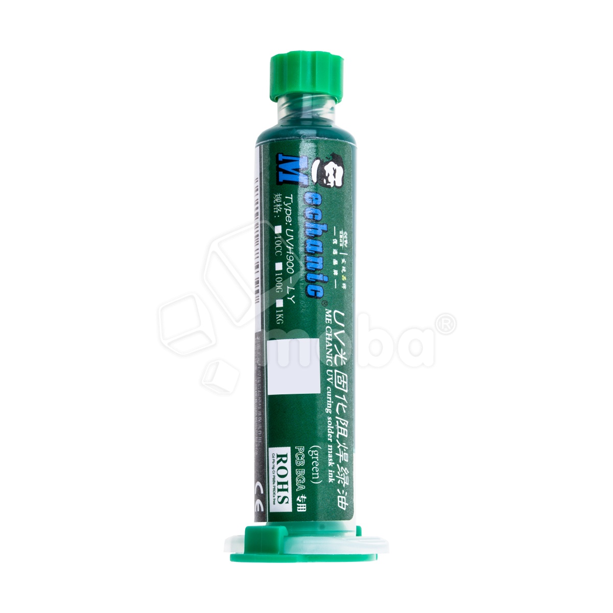 Паяльная маска Mechanic UVH900-LY (10 мл, UV, зеленый)