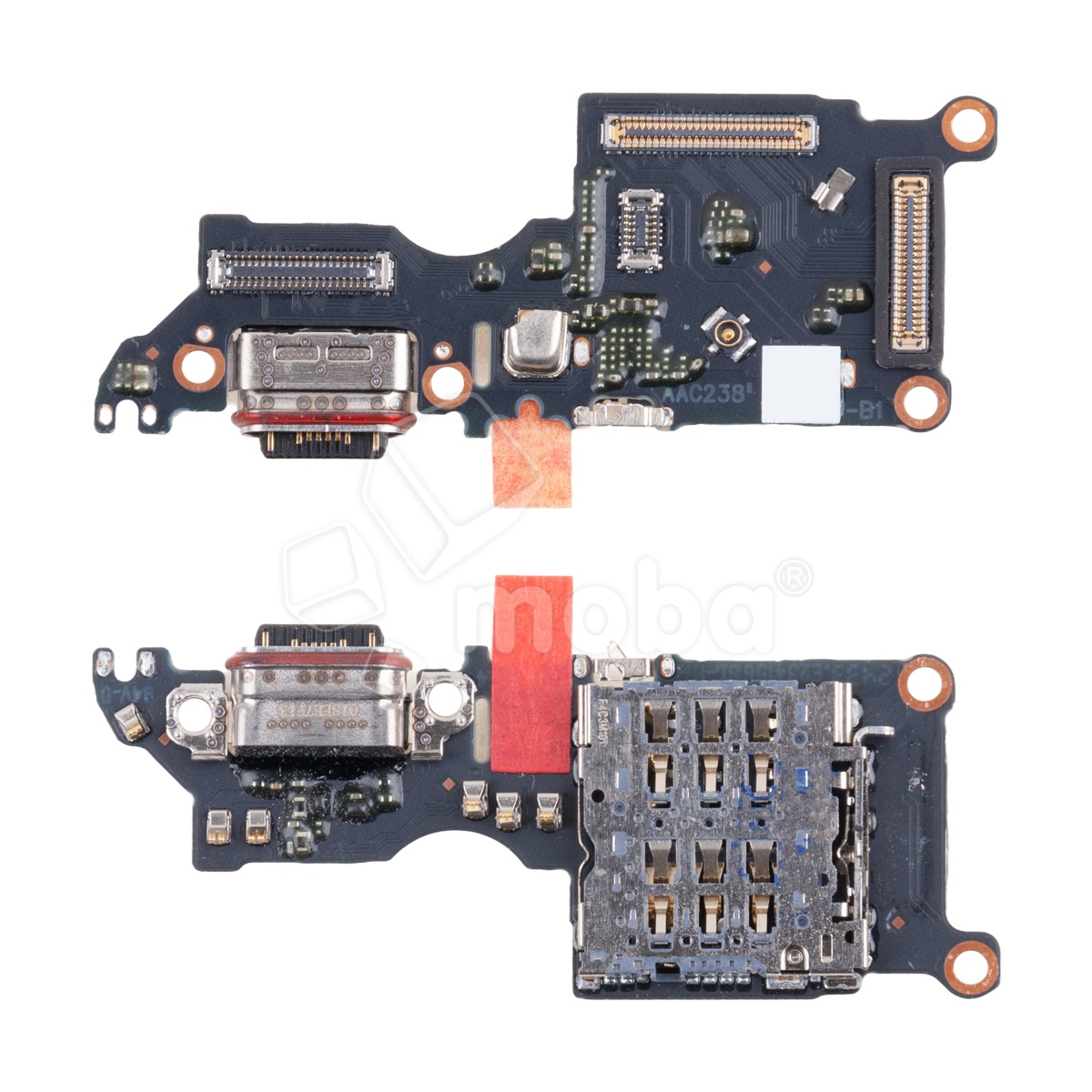 Шлейф для OPPO Reno 13 F 4G (CPH2701) плата системный разъем/разъем SIM/микрофон - Премиум