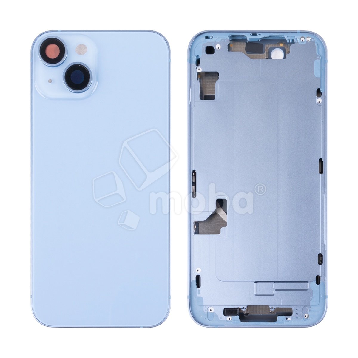 Корпус для iPhone 14 (A2883) (1 Sim) Синий - Премиум