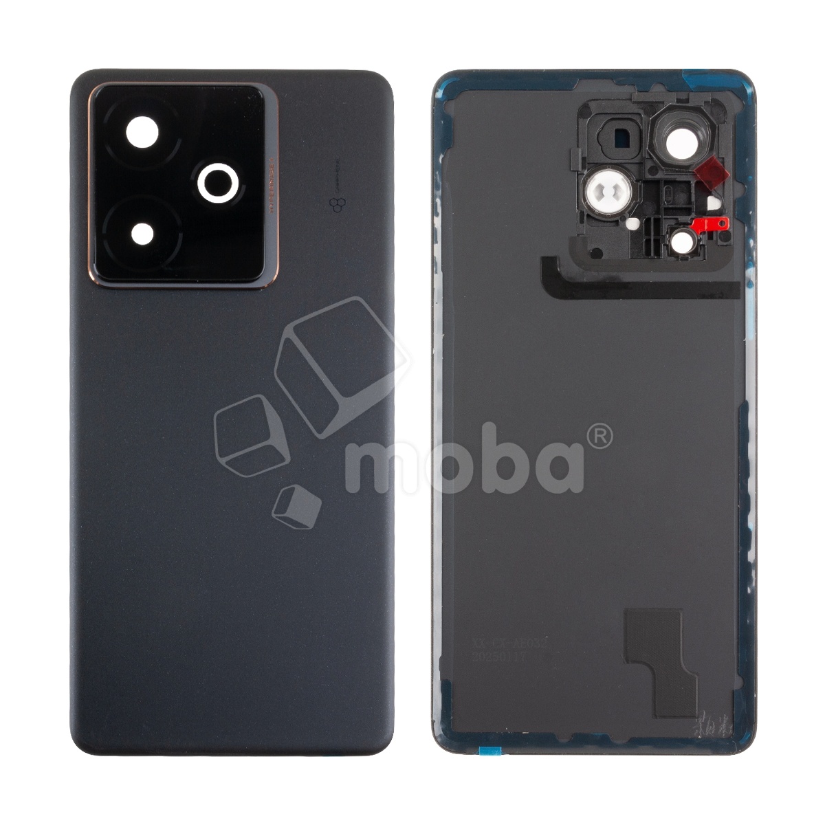 Задняя крышка для Realme GT 7T (RMX5085) Черный - Премиум