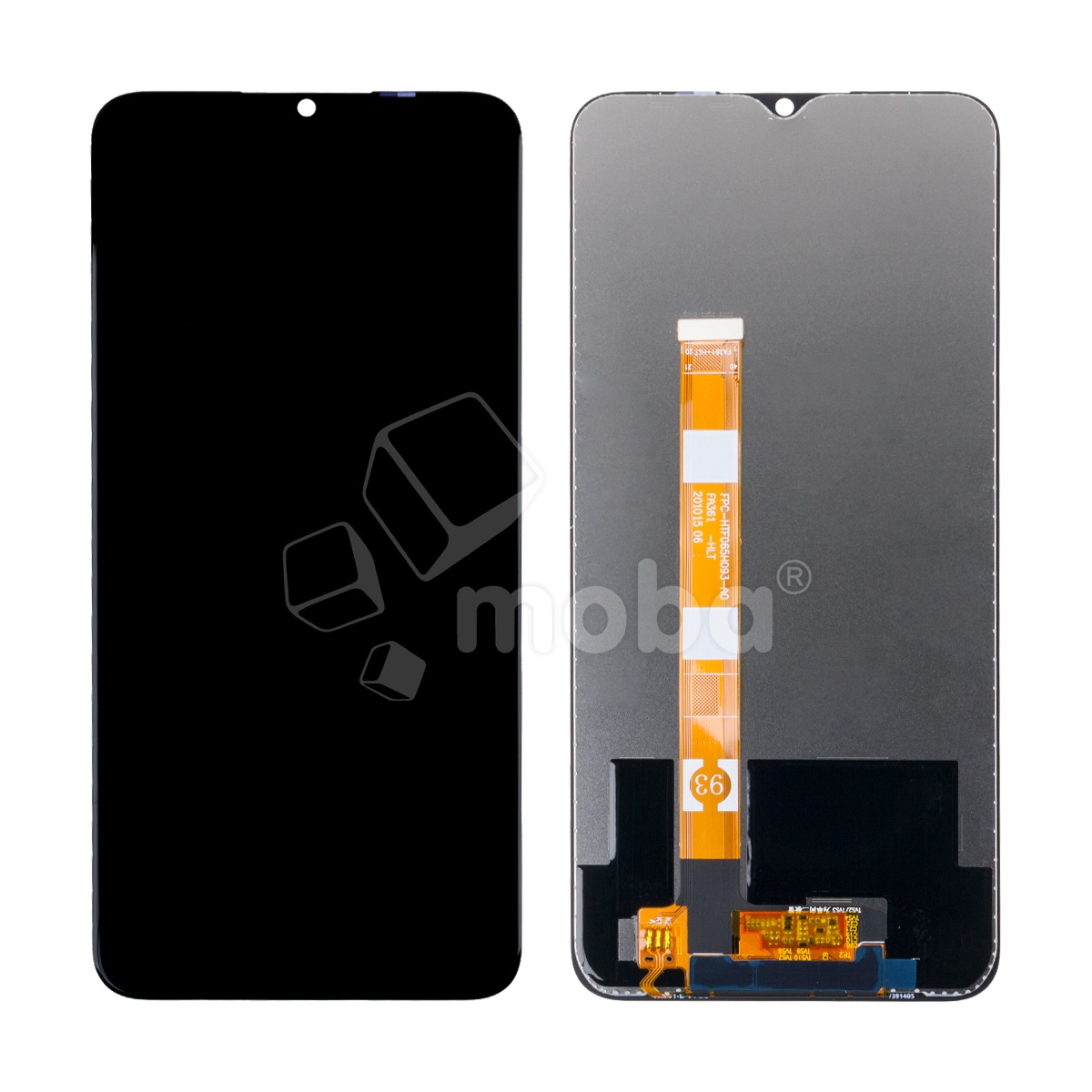 Дисплей для OPPO A15/A15s (CPH2185/CPH2179) в сборе с тачскрином Черный - OR (HD+, 300 Кд/м², 60 Гц)