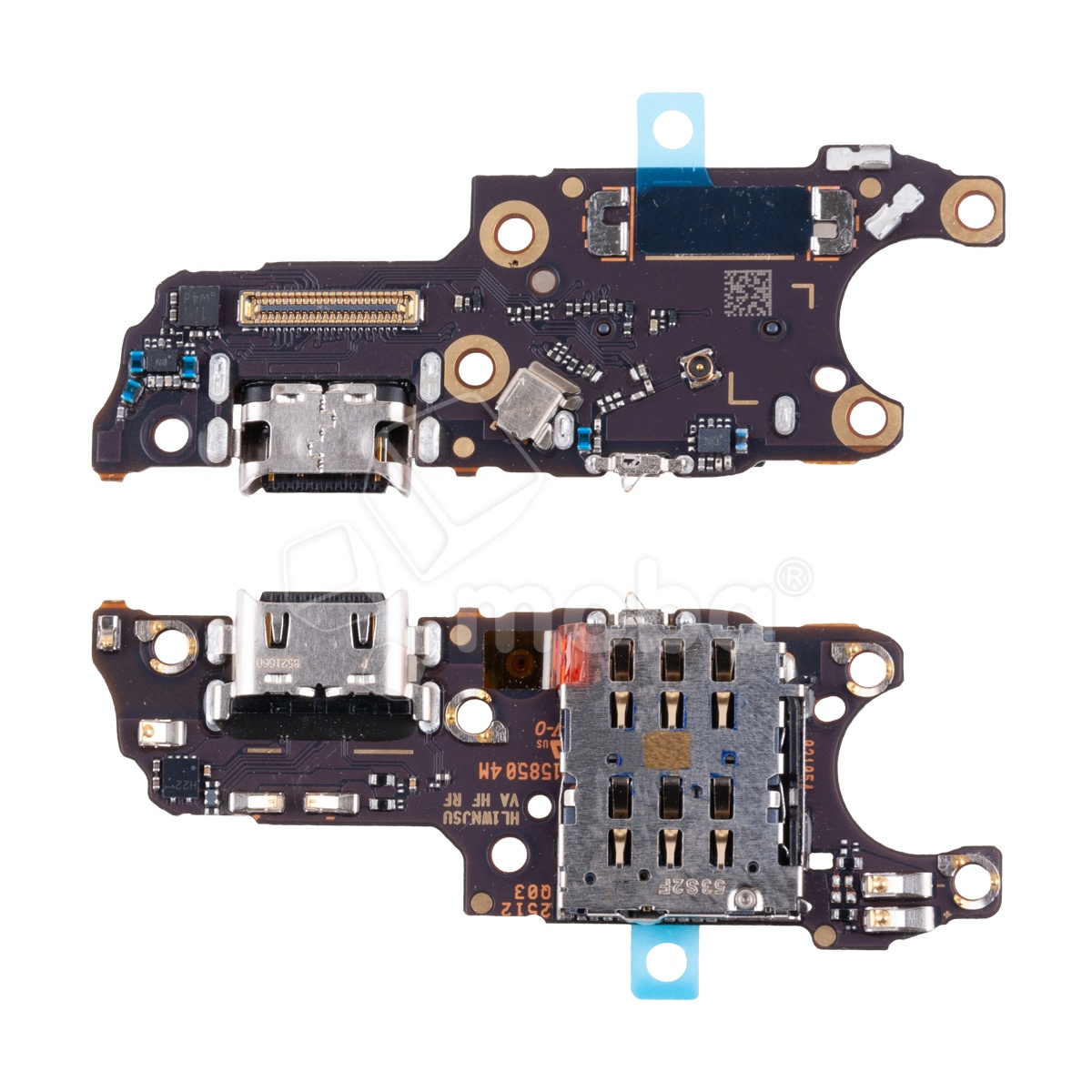 Шлейф для Huawei Nova 14/15 (TLR-AL00/PSN-AL00) плата на системный разъем/разъем SIM/микрофон - Премиум