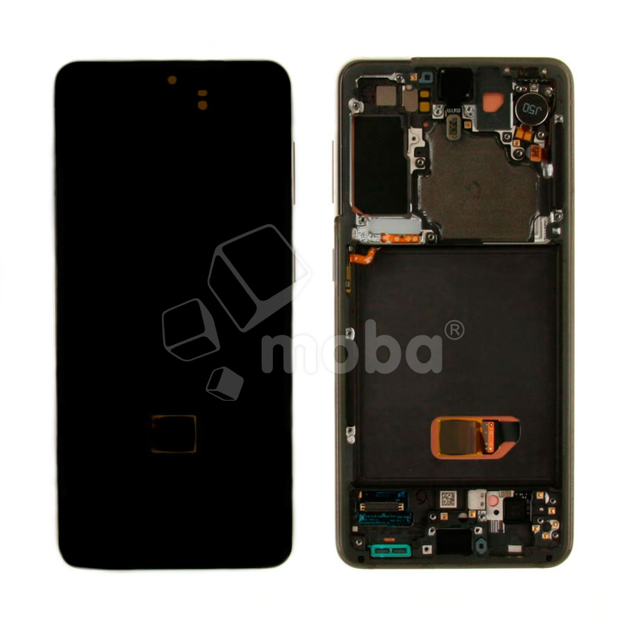 Дисплей для Samsung Galaxy S21 (G991B) модуль с рамкой Серый - OR (SP)