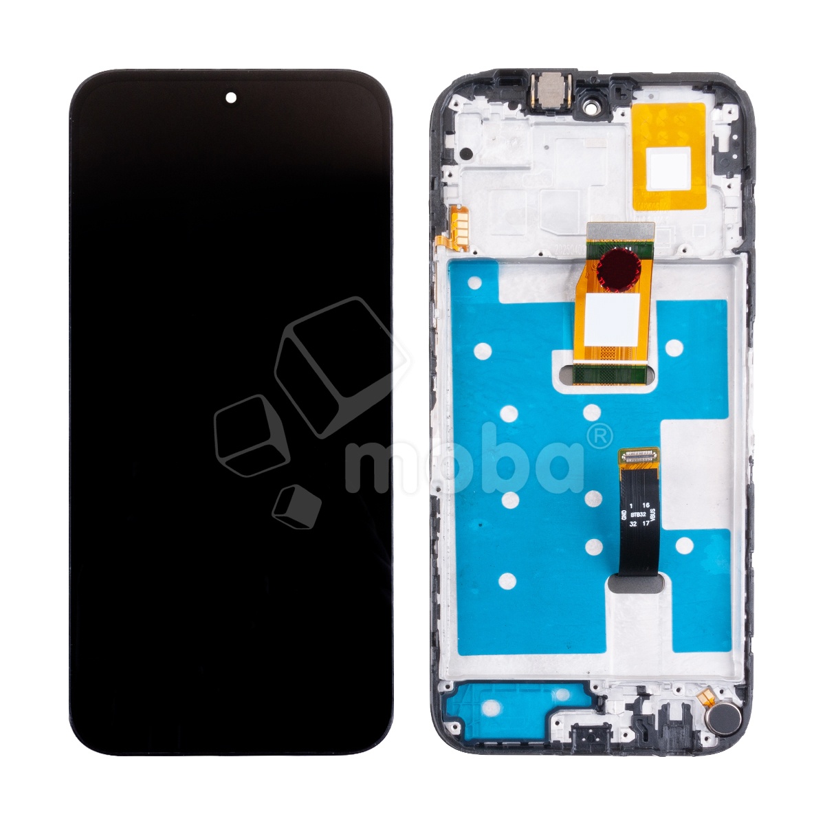 Дисплей для Huawei Honor X6c (NIC-LX1/NIC-LX2/NIC-LX3) модуль с рамкой Черный - OR (HD+, 300 Кд/м², 120 Гц)