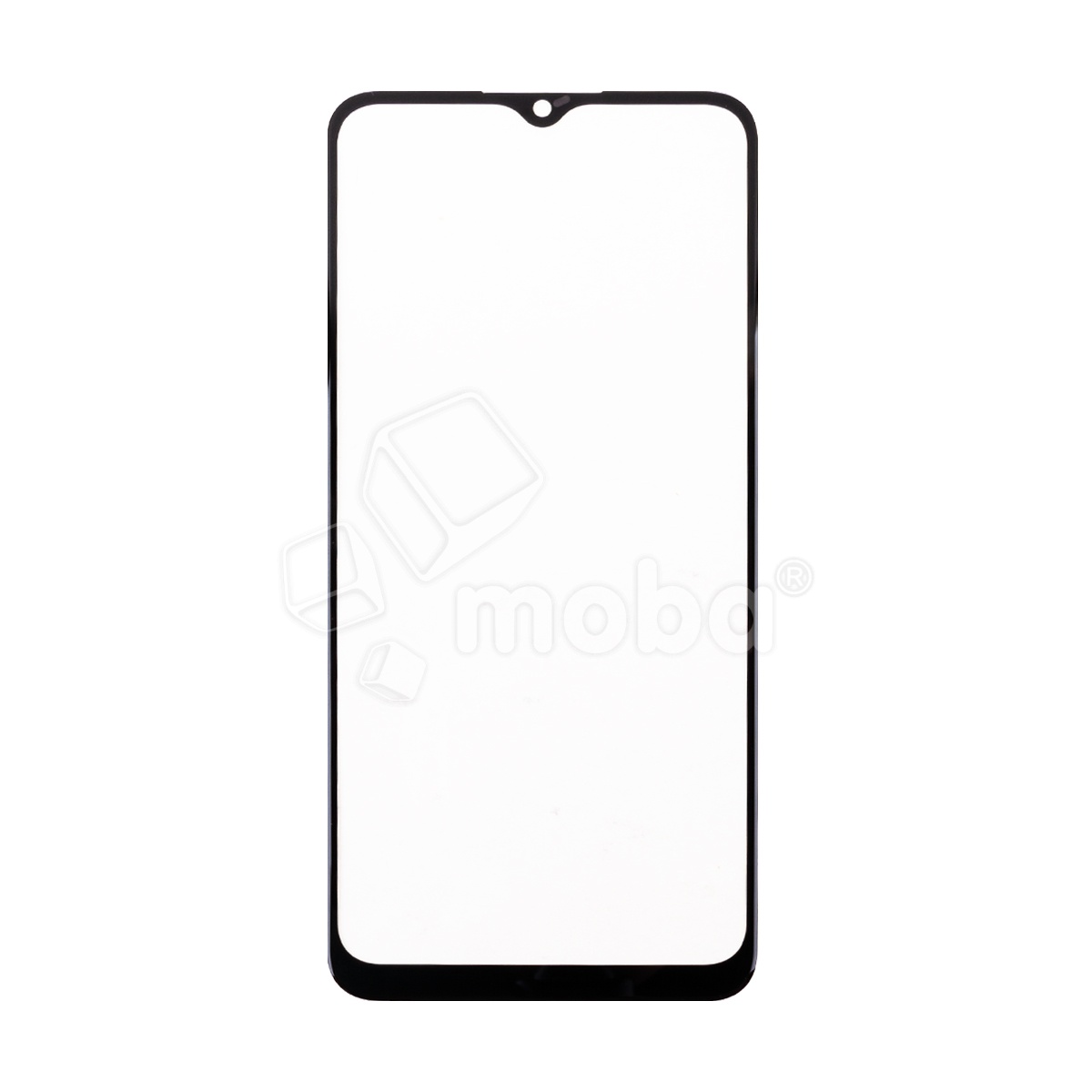 Стекло для переклейки Samsung Galaxy A02s (A025F) с OCA пленкой Черный - OR (Mitsubishi)